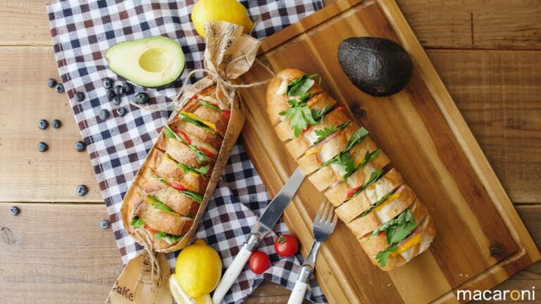 どこから食べてもおいしい！ カプレーゼ風 バゲット サンド のレシピ 作り方