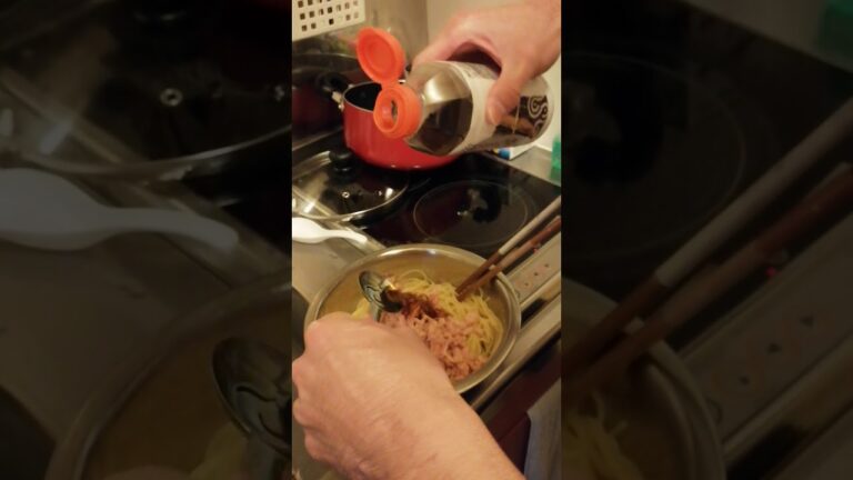 和風ツナパスタ