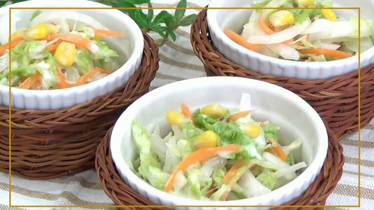仙台白菜レシピ【仙台白菜のコールスローサラダ】