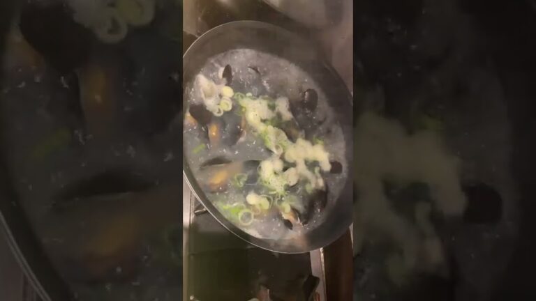 ムール貝スープ~