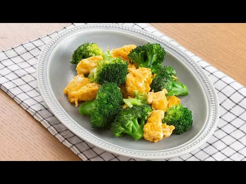 ブロッコリーのたまご炒め