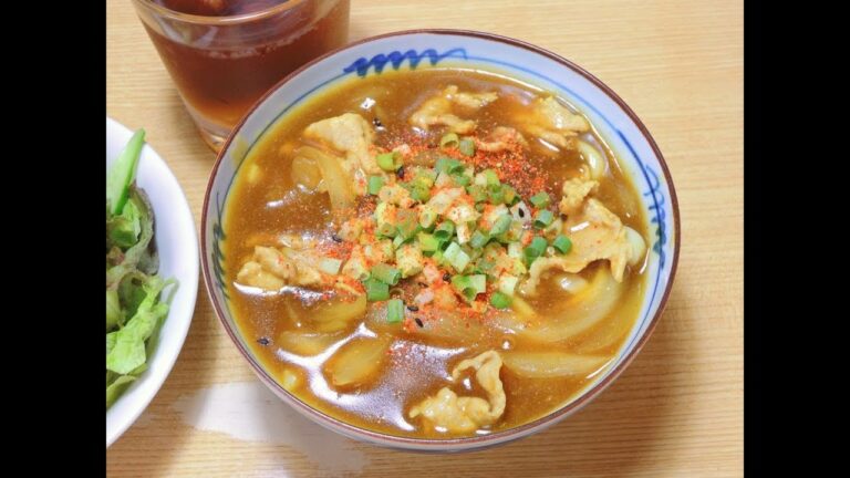 【今日の】カレー南蛮うどん【昼食】