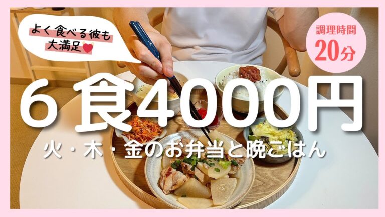 【下味冷凍で簡単♡】全部20分！マネするだけの彼ウケ6食【お弁当と晩ごはん】