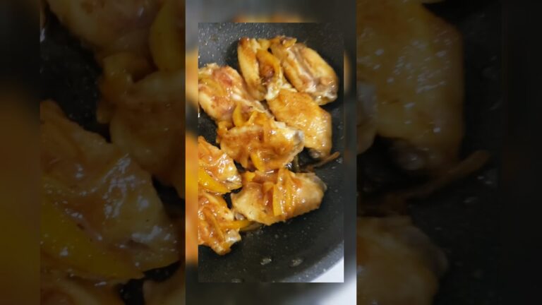 鶏肉の柚子ジャム焼きだよー。