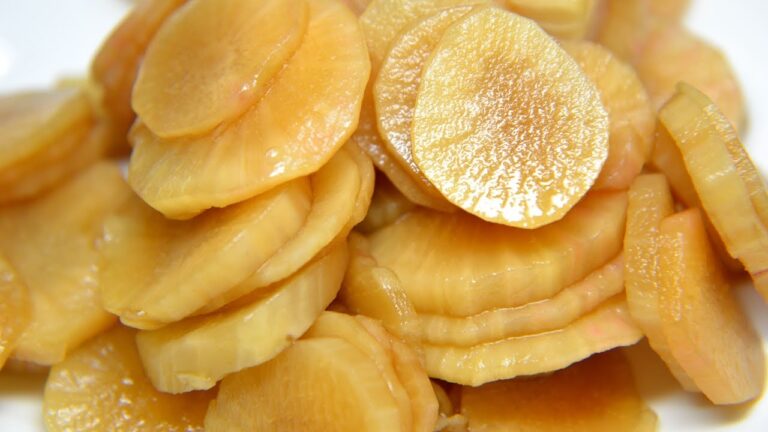 ヤーコンの醤油漬け