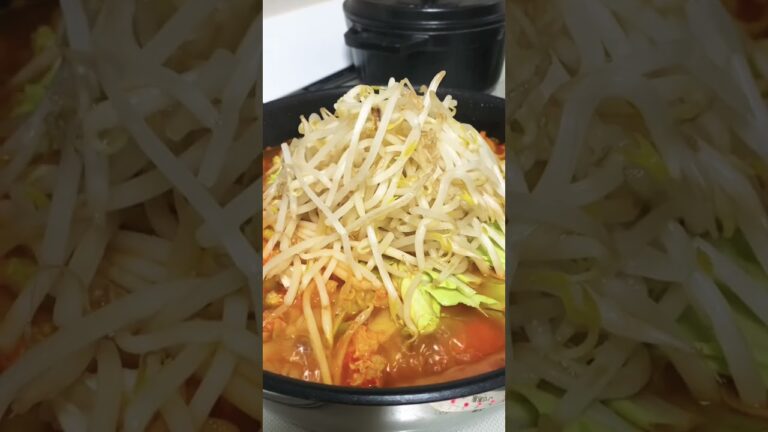 野菜たっぷりもつ鍋しか勝たん！！
