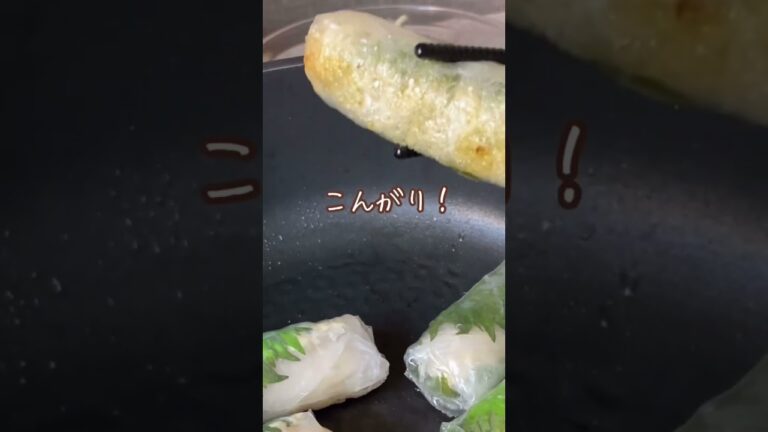 コスパ最強だしヘルシー♪袋で混ぜるだけのもちもち餃子🥟 #food #ライスペーパー#ヘルシー
