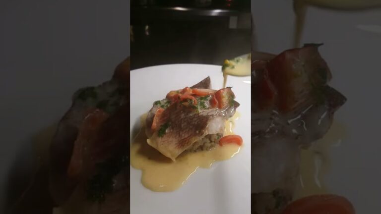 メバルの白ワインソース