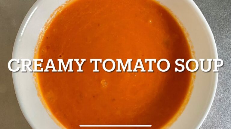 クリーミートマトスープ | 簡単レシピ【シンプルな材料で作るアメリカントマトスープ】【生クリーム不使用】