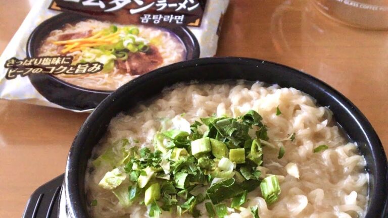 【農心】コムタンラーメン 곰탕라면 Korian Instant Noodles