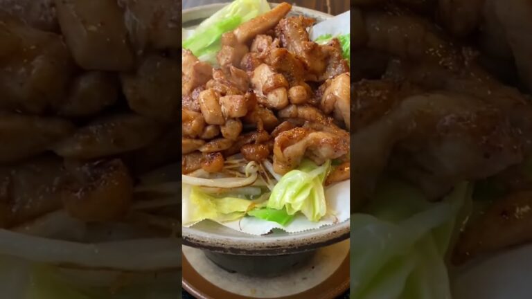 岐阜の郷土料理けいちゃん焼き定食が美味かった😋