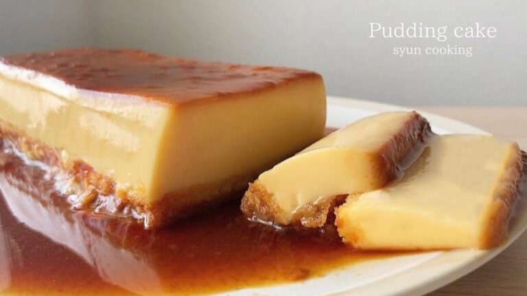 鍋なし！簡単絶品すぎる！プリンケーキ作り方 Pudding cake 푸딩 케이크