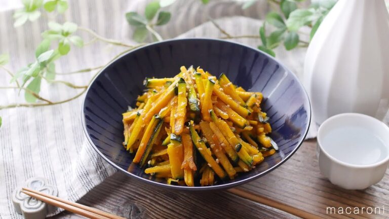 基本の「かぼちゃのきんぴら」のレシピ・作り方