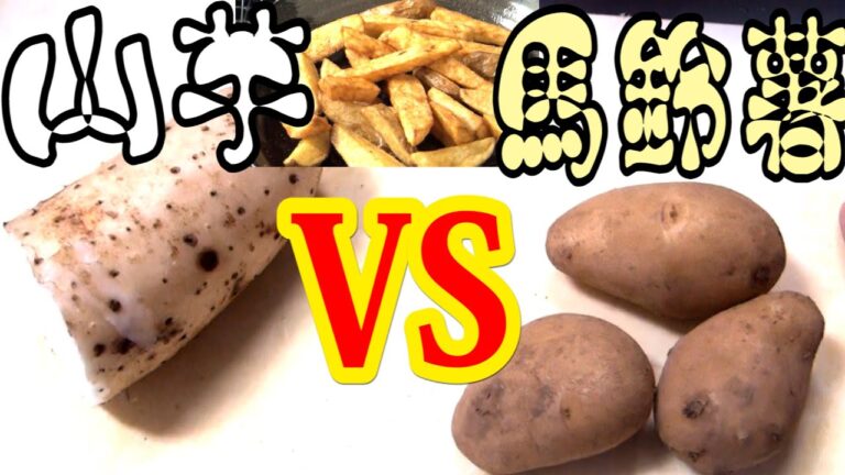 山芋のフライドポテトはじゃがいもを超える味わいなのか？