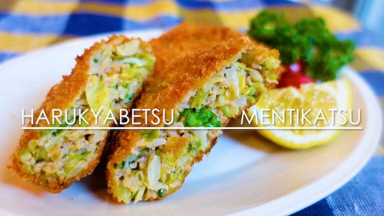 【ASMR風】料理研究家が教える春キャベツメンチカツ