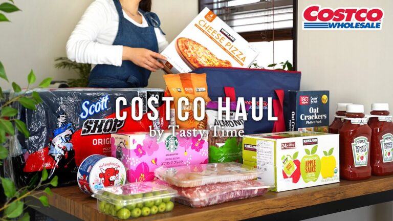 コストコ購入品と2日間の朝昼晩ご飯／豚こま肉とホタテ貝の簡単時短レシピ／ふたり暮らしVLOG