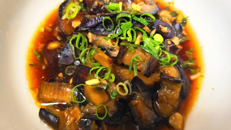 #8　揚げ茄子の煮浸し（簡易版）