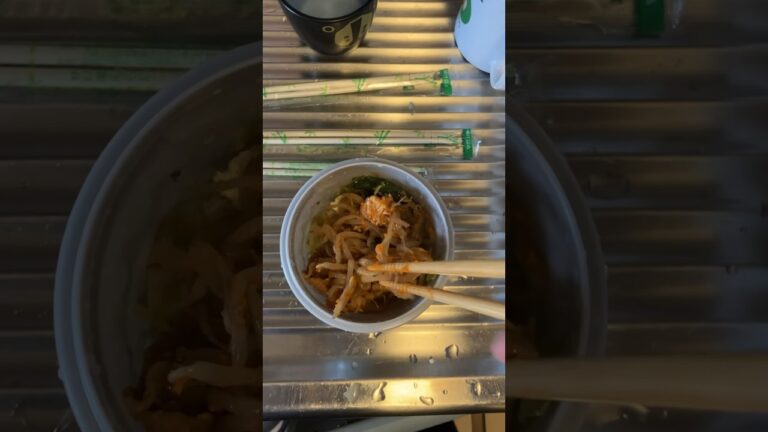 【昼飯】豆腐サラダ、もやしのコチュジャン炒め【弁当】