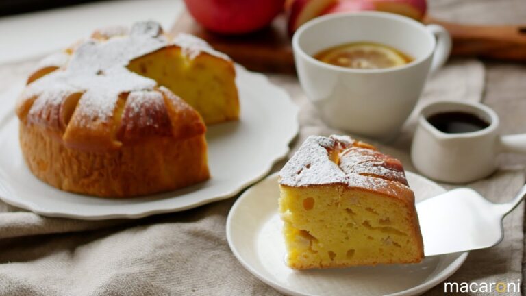 ホケミでしっとり♪さつまいもと りんごの ケーキ のレシピ 作り方