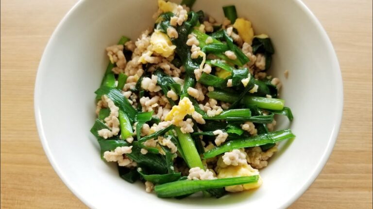 『にらと豚ひき肉の炒め物』迷ったときの晩ごはんおかず