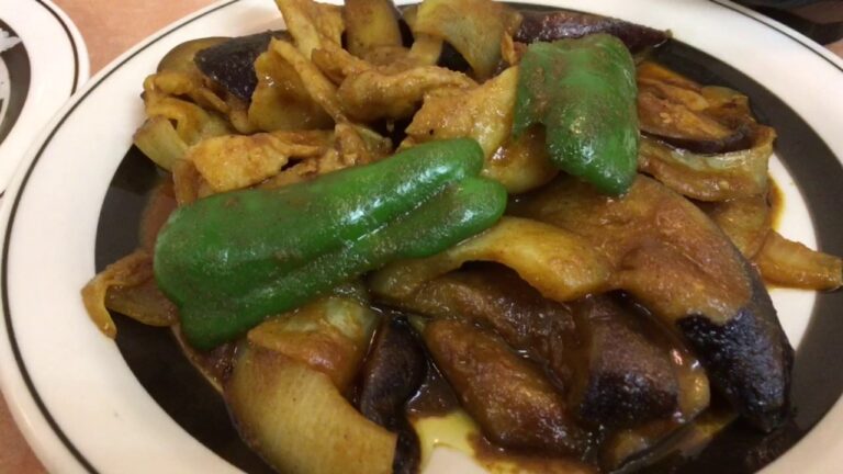 なすカレーランチ     洋包丁