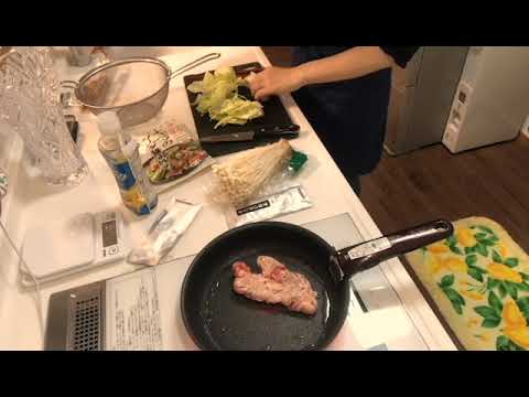 【のんびり】キャベツのガリバタ醤油炒め
