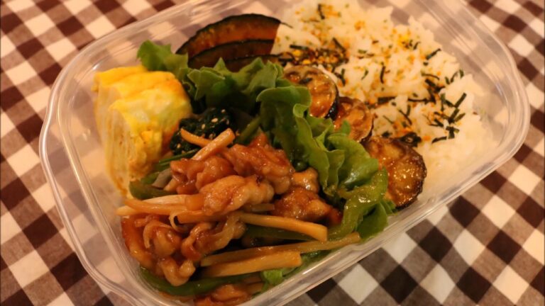【夫のお弁当】調理動画「チンジャオロース」4つの調味料を同量で味付け！bento