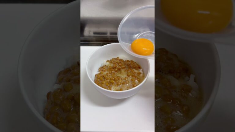 【超簡単】悪魔的に美味い納豆丼  #short #shortfood