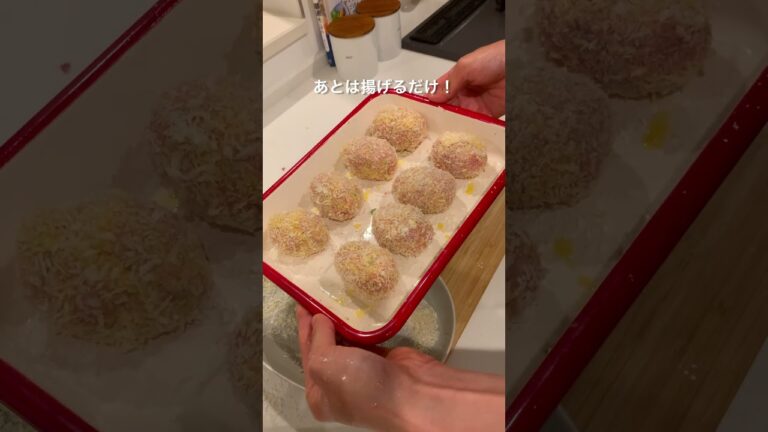 仕事終わり30分で作る2人暮らしの夜ごはん✨キャベツメンチカツ編#簡単レシピ#自炊 #夜ごはん#節約レシピ #キャベツメンチカツ