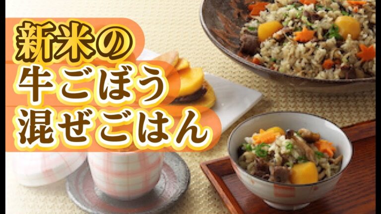 牛ごぼうごはん