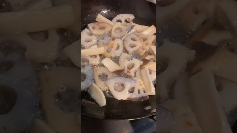 豚肉と蓮根のこっくり炒め