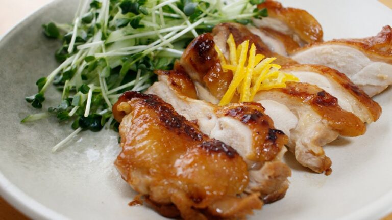 Grilled Chicken With Yuzu Sauce ("Yu-An Yaki") 幽庵焼きの作り方