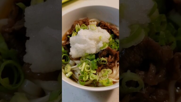 #肉うどん #japanesefood #udon  #meatnoodles #beef