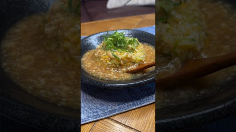 自宅で簡単絶品カニあんかけチャーハン