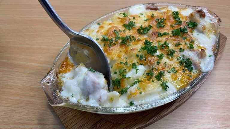 【料理レシピ】 チキンとペンネのグラタン