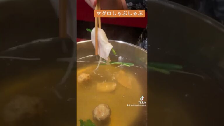 マグロしゃぶしゃぶ#shorts#名古屋