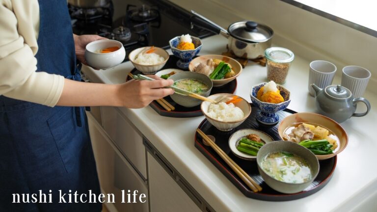 # 106【暮らしと食のvlog】和朝食から始まる夫婦の朝昼晩ごはん, 初夏の休日と小さな畑: slow food life