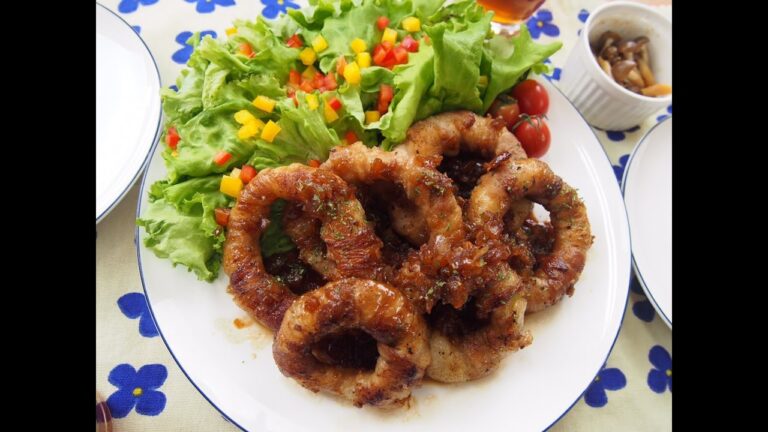 豚バラ×オニオンリング その名も「トンデリング」の作り方!!