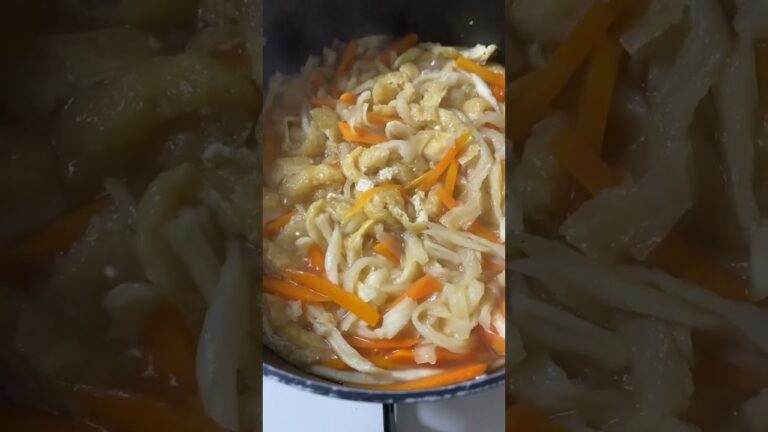 切り干し大根の煮物#shorts