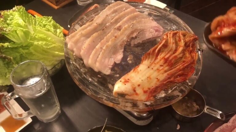 韓国家庭料理オモニソン流サムギョプサルの焼き方（スタッフ講習用）