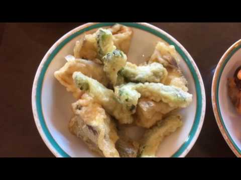 ゴーヤとナスの天ぷらを食べるだけの動画 【世界のイケメン】