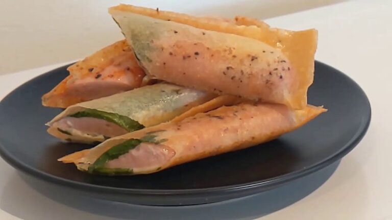 おさかなソーセージ＆チーズの春巻き/その２６１