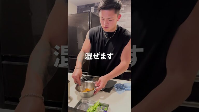 【メチャクチャ簡単で激うま！！】ニラ玉丼 #料理 #元カレ #マッチョ #cooking #クッキング