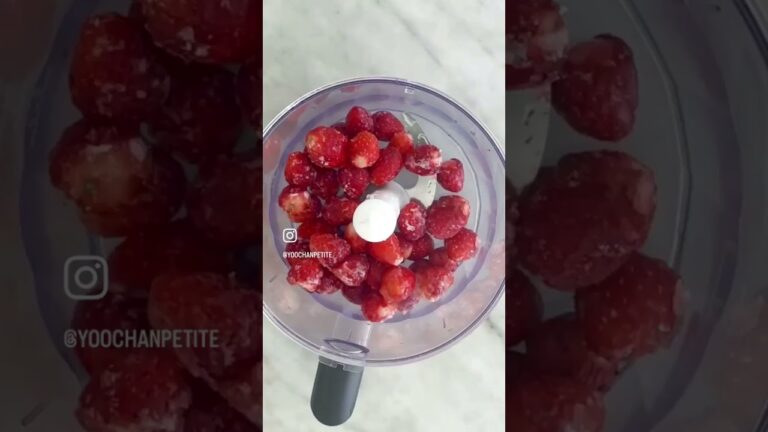 【30秒レシピ】フローズンストロベリー／Frozen Strawberry