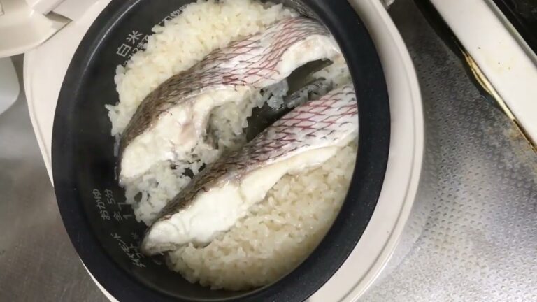 炊飯器鯛めし