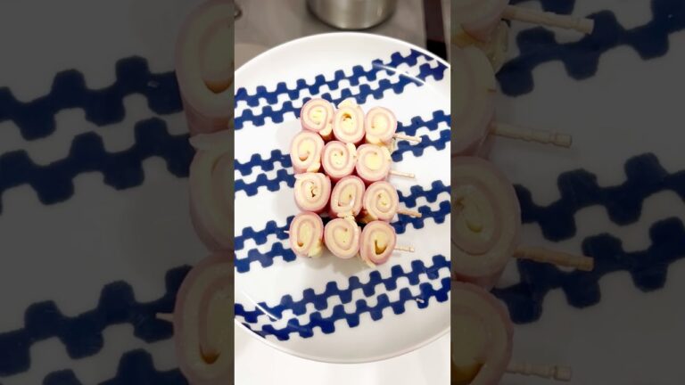 ハムチーズ巻きを作ってみた！