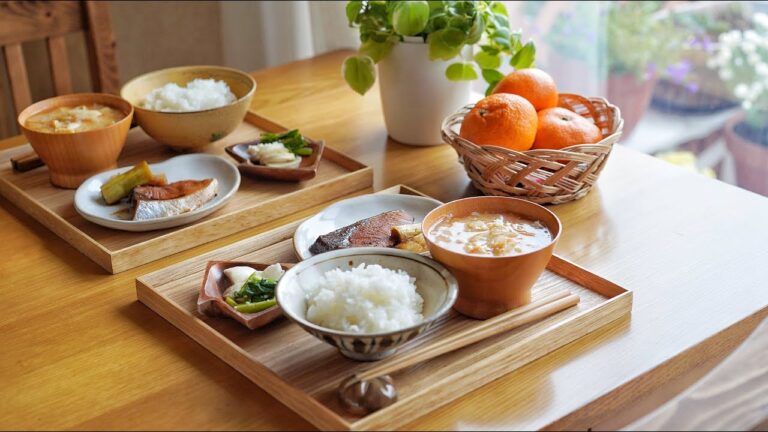 朝ごはんの献立とおやつ【ぶりの照り焼き】