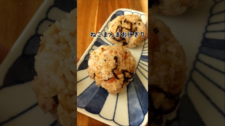 😺🍙ねこまんまおにぎり　#ダイエットレシピ #おうちごはん