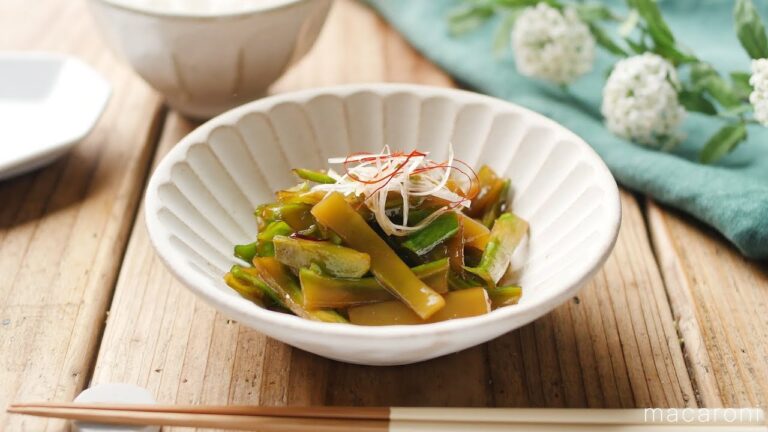 【ごはんのおともだち。】ブロッコリーの芯 で メンマ 風 の レシピ 作り方