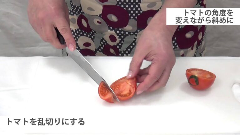 オリンピックの超簡単レシピ　トマトサラダ
